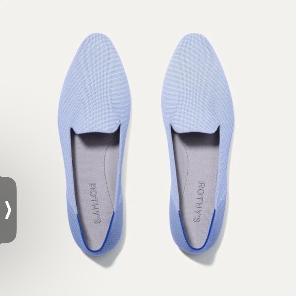 Rothy's The Almond Loafer In Robin Twill
